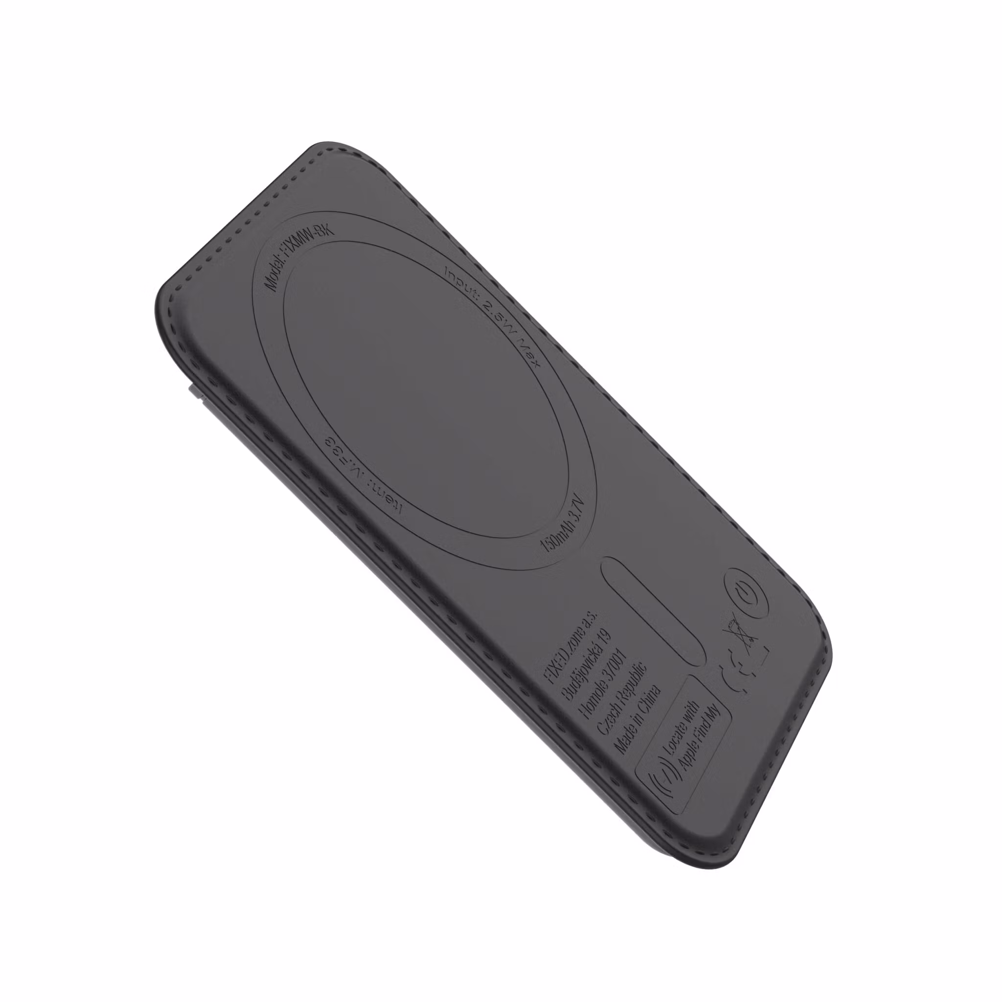 FIXED Mag Wallet Tracker för Apple Find My Svart