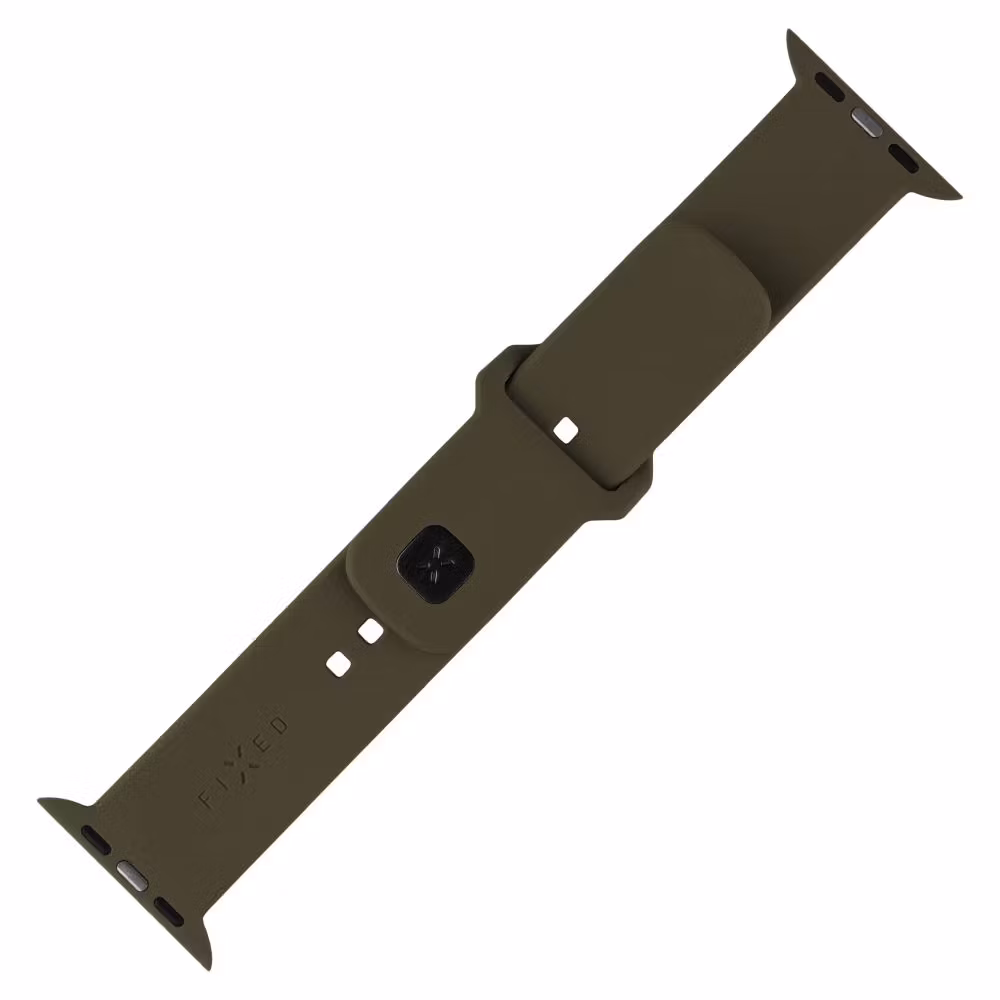 FIXED Sportig silikonrem SET för Apple Watch 38/40/41mm Oliv