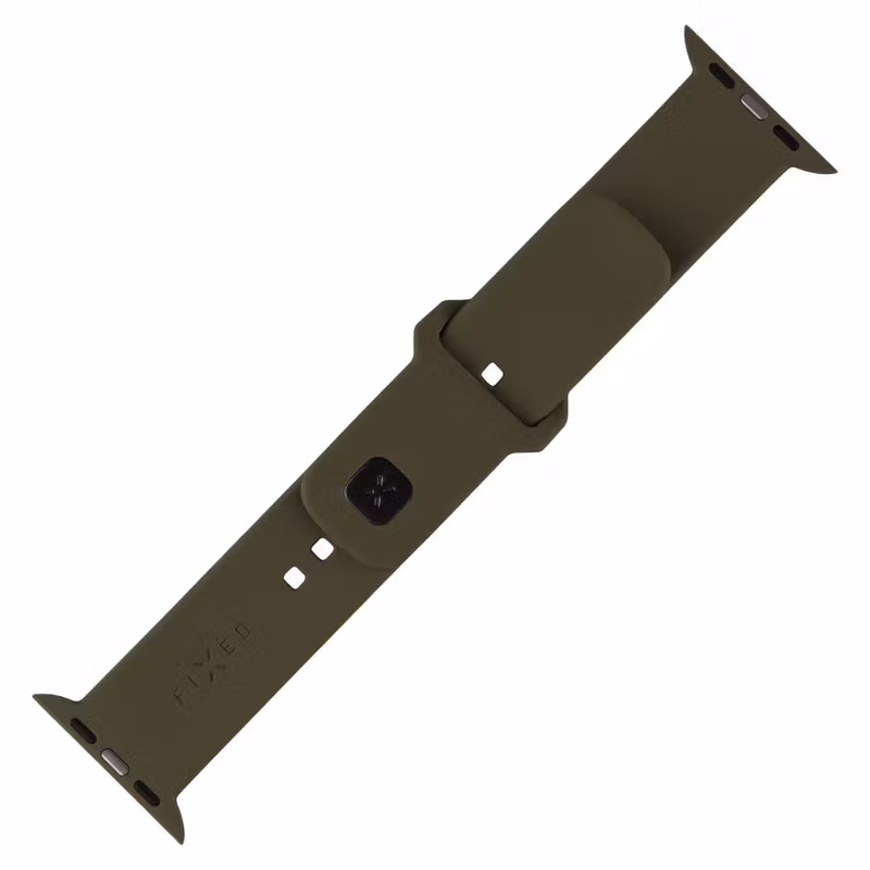 FIXED Sportig silikonrem SET för Apple Watch 38/40/41mm Oliv