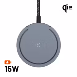 FIXED MagPad Pro Qi2 15W Trådlös laddare/stativ Grå