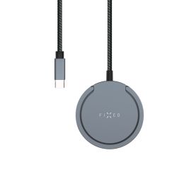 FIXED MagPad Pro Qi2 15W Trådlös laddare/stativ Grå