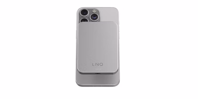 Linq Magnetisk Trådlös Power Bank 15W/5.000mAh Silver
