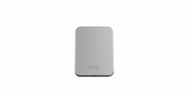 Linq Magnetisk Trådlös Power Bank 15W/5.000mAh Silver