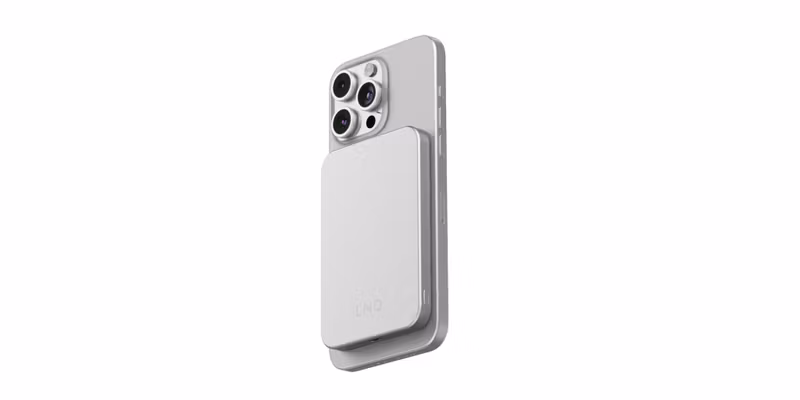 Linq Magnetisk Trådlös Power Bank 15W/5.000mAh Silver