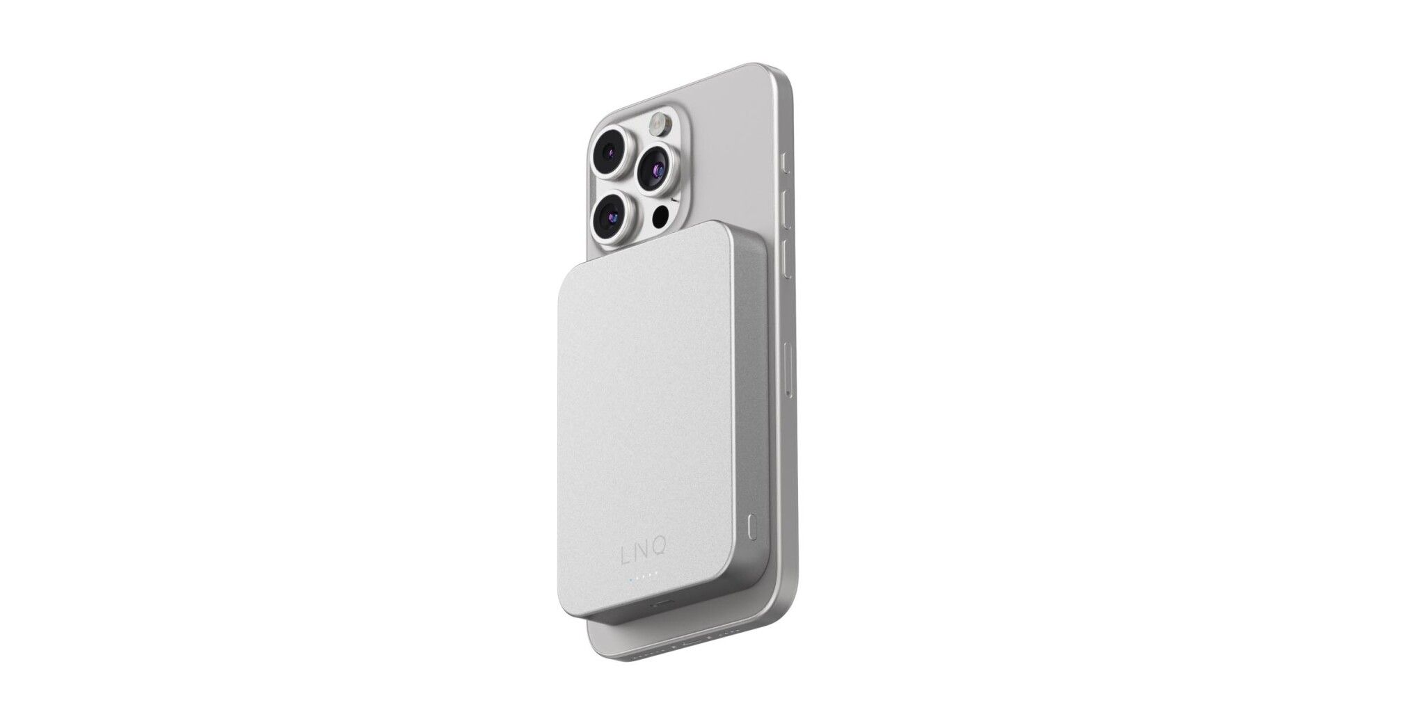 Linq Magnetisk Trådlös Power Bank 15W/10.000mAh Silver