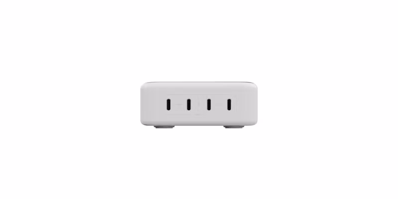 Linq 240W GaN2 Ultra Bordsladdare 4x140W USB-C Vit/Silver