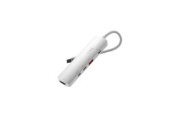 Linq 5in1 PRO 140W USB-C Multiport Hub Aluminiumgrå