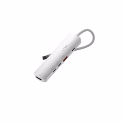 Linq 5in1 PRO 140W USB-C Multiport Hub Aluminiumgrå