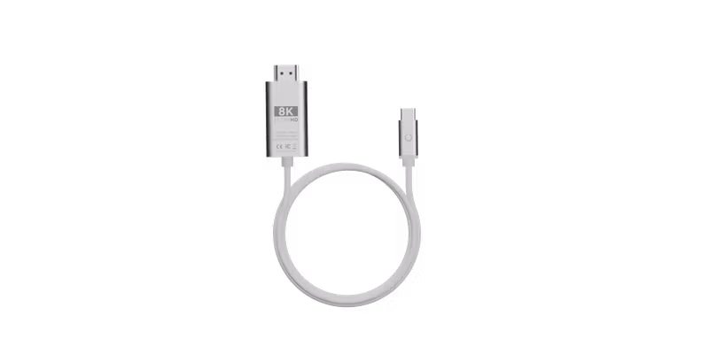 Linq USB-C till HDMI 8K/60Hz Adapterkabel 2m Grå