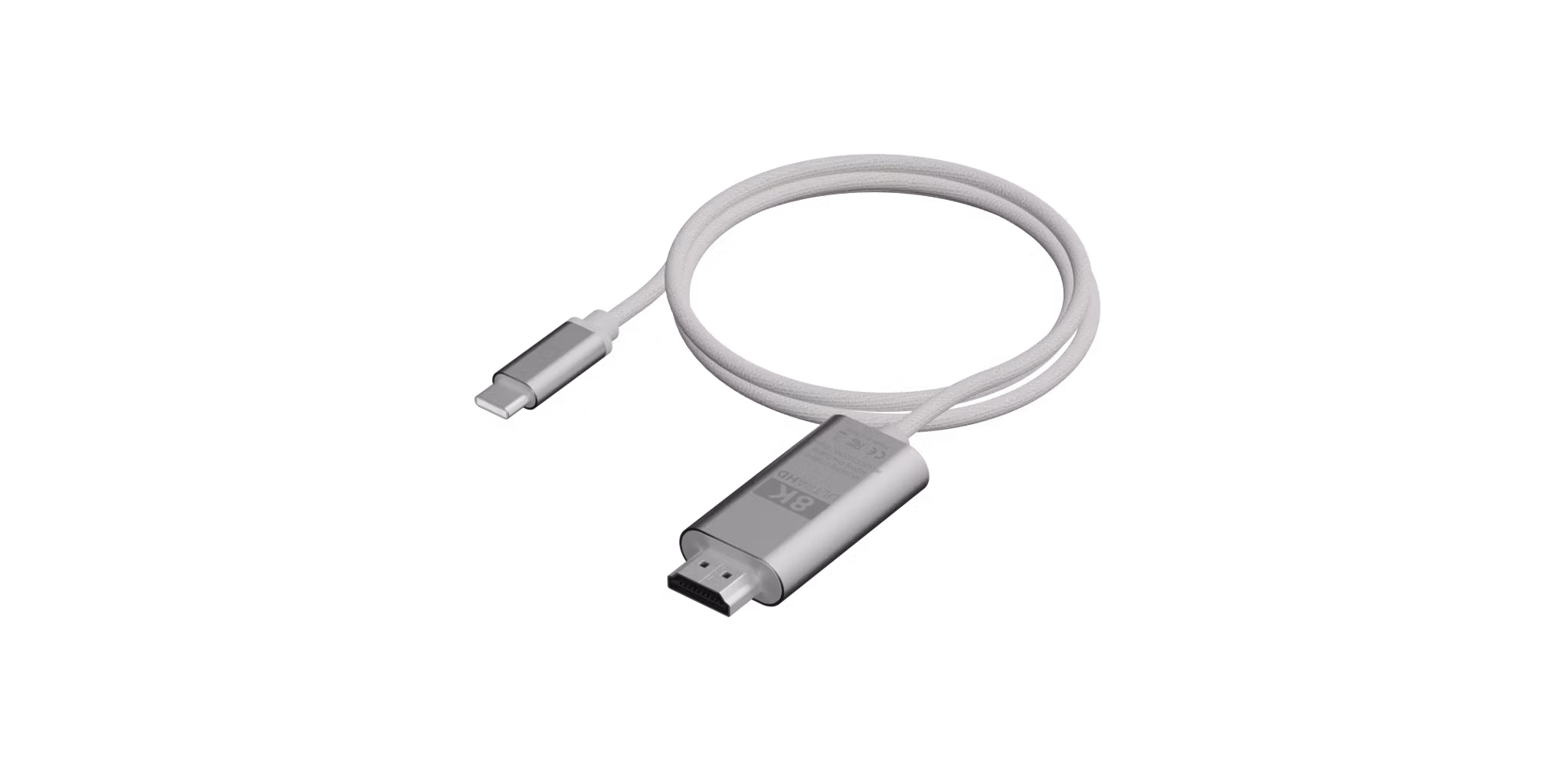 Linq USB-C till HDMI 8K/60Hz Adapterkabel 2m Svart