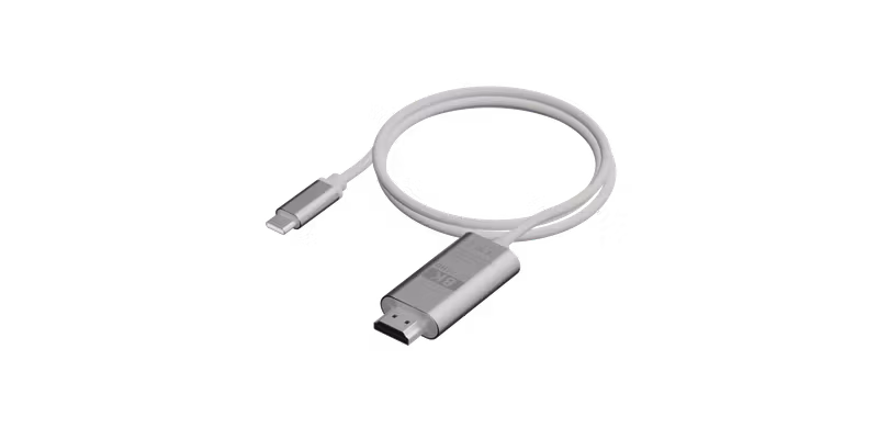 Linq USB-C till HDMI 8K/60Hz Adapterkabel 2m Grå