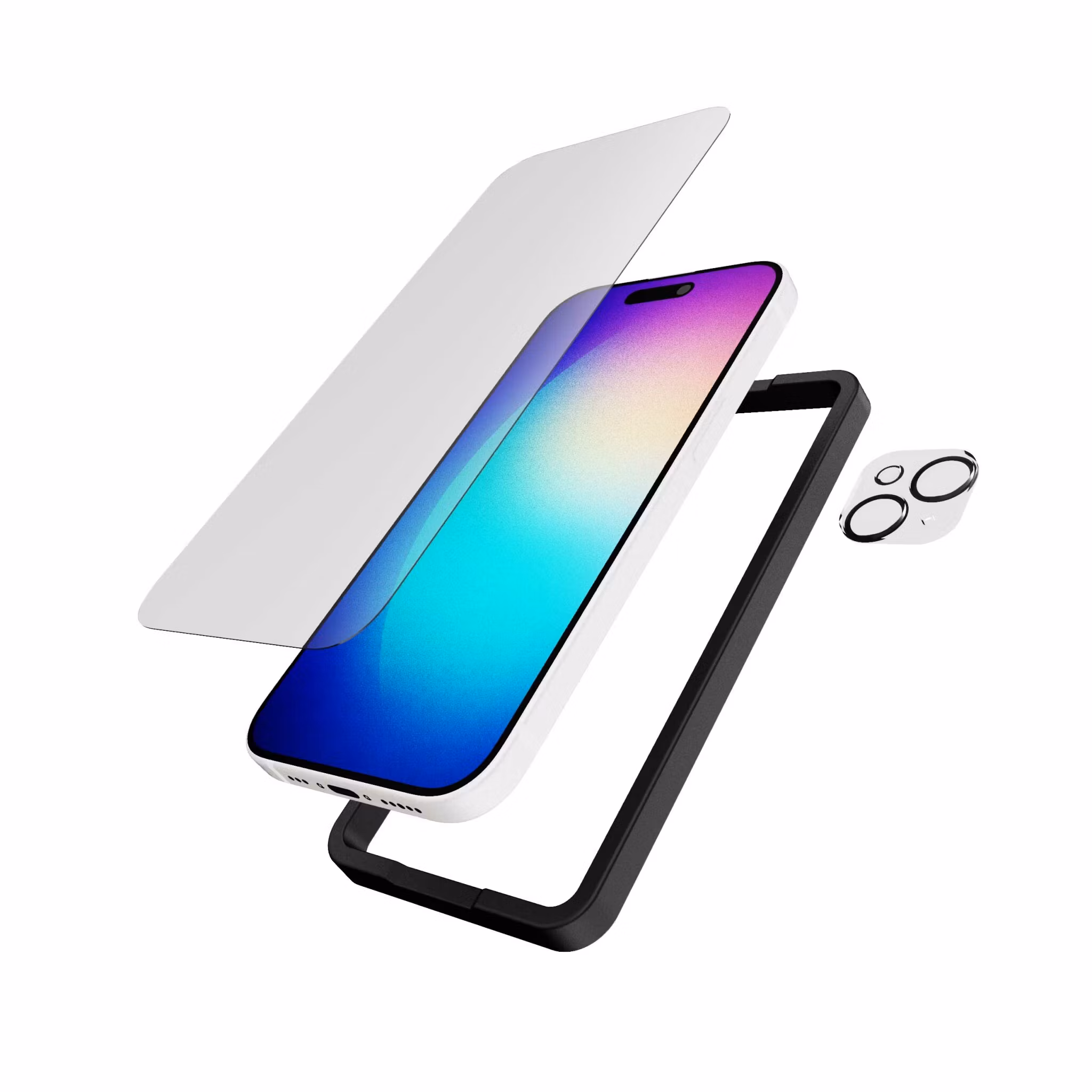Tech21 Impact Glass SET Screen/Camera iPhone 15