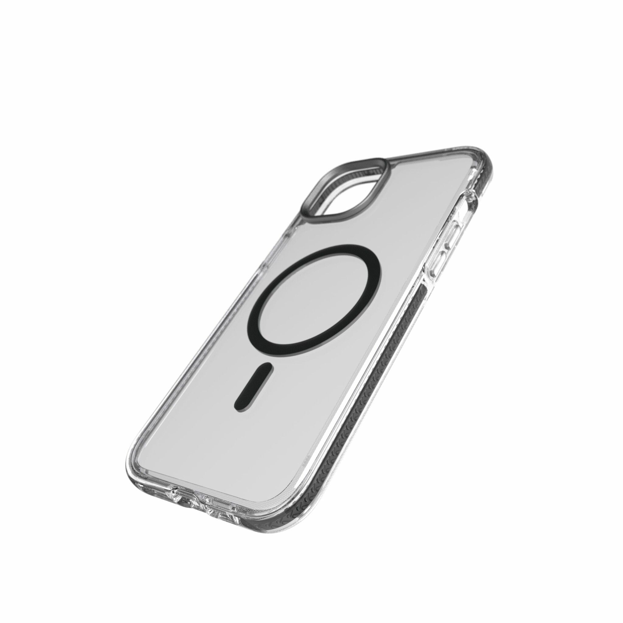 Tech21 Evo Crystal MagSafe iPhone 14 Plus/15 Plus Grafit grå