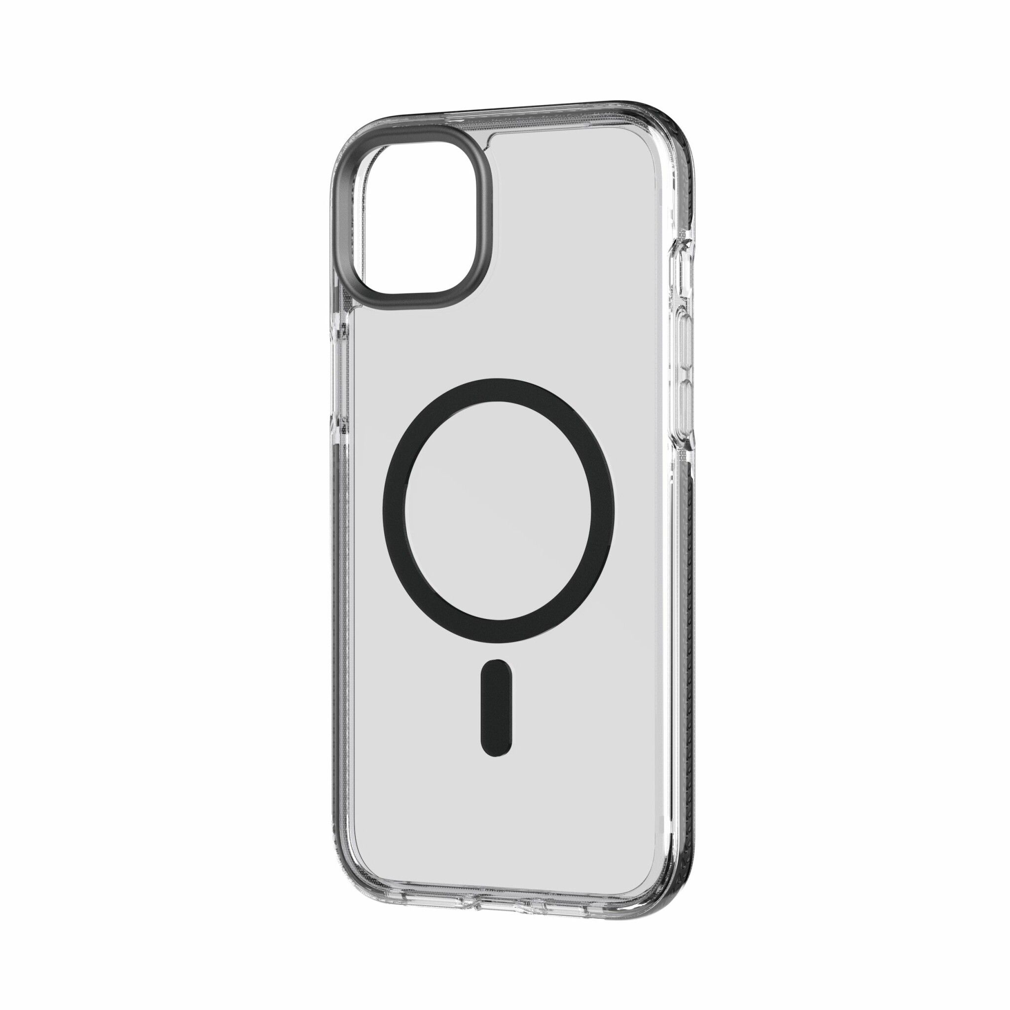 Tech21 Evo Crystal MagSafe iPhone 14 Plus/15 Plus Grafit grå