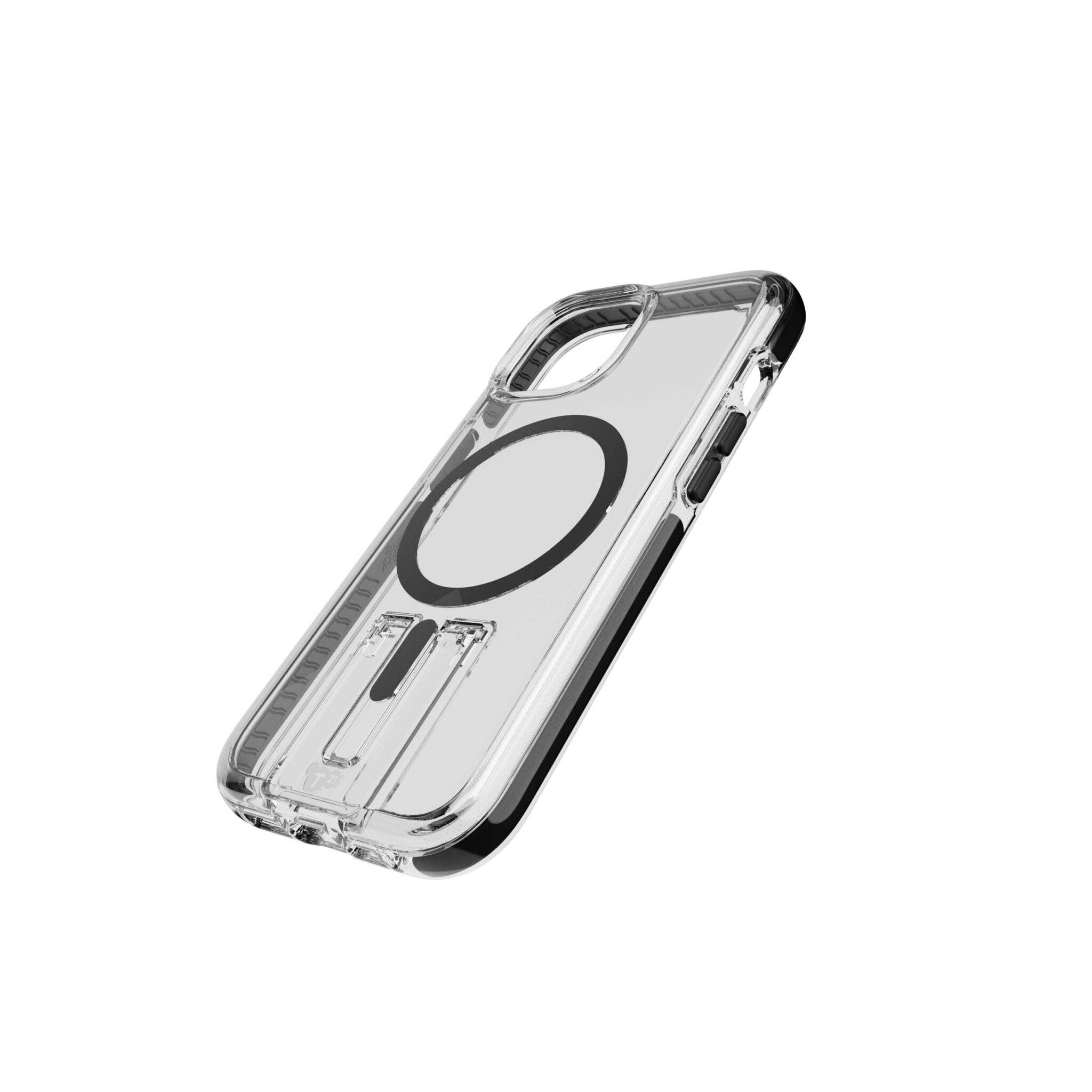 Tech21 Evo Kick MagSafe iPhone 15/14/13 Transparent Svart