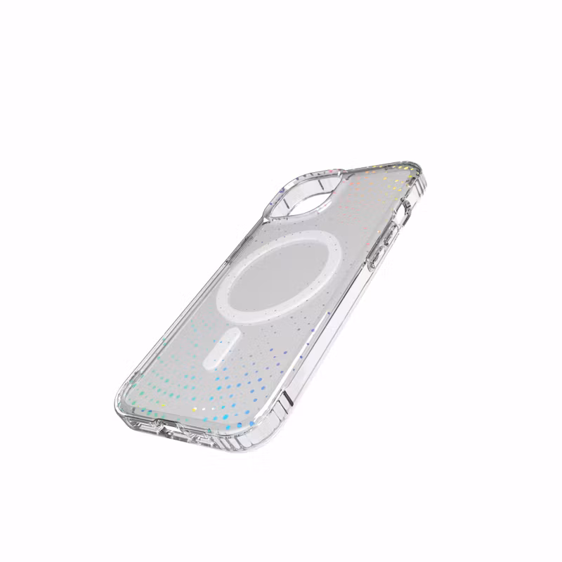 Tech21 Evo Sparkle MagSafe iPhone 13/14/15 Transparent