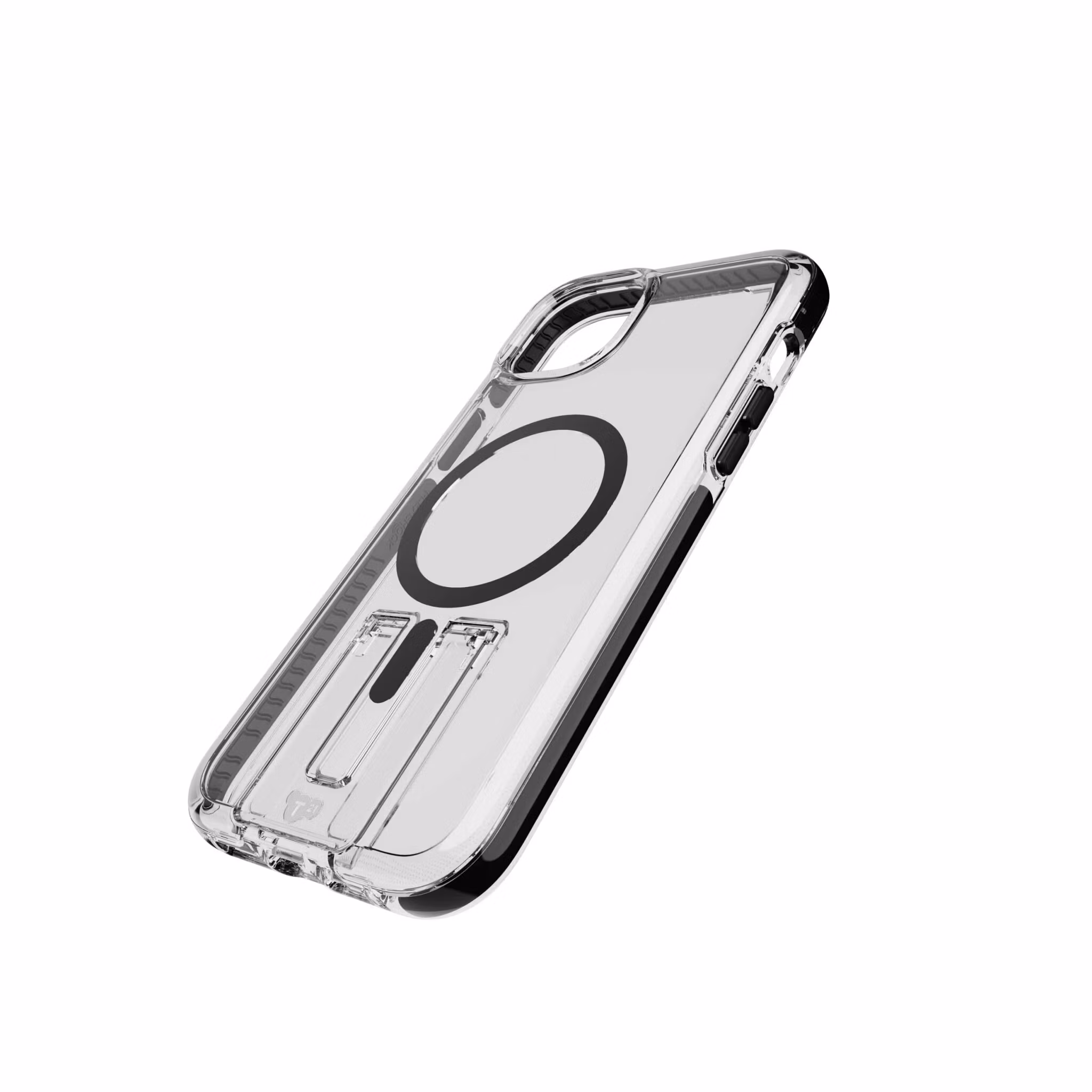 Tech21 Evo Kick MagSafe iPhone 15 Plus Transp. Svart