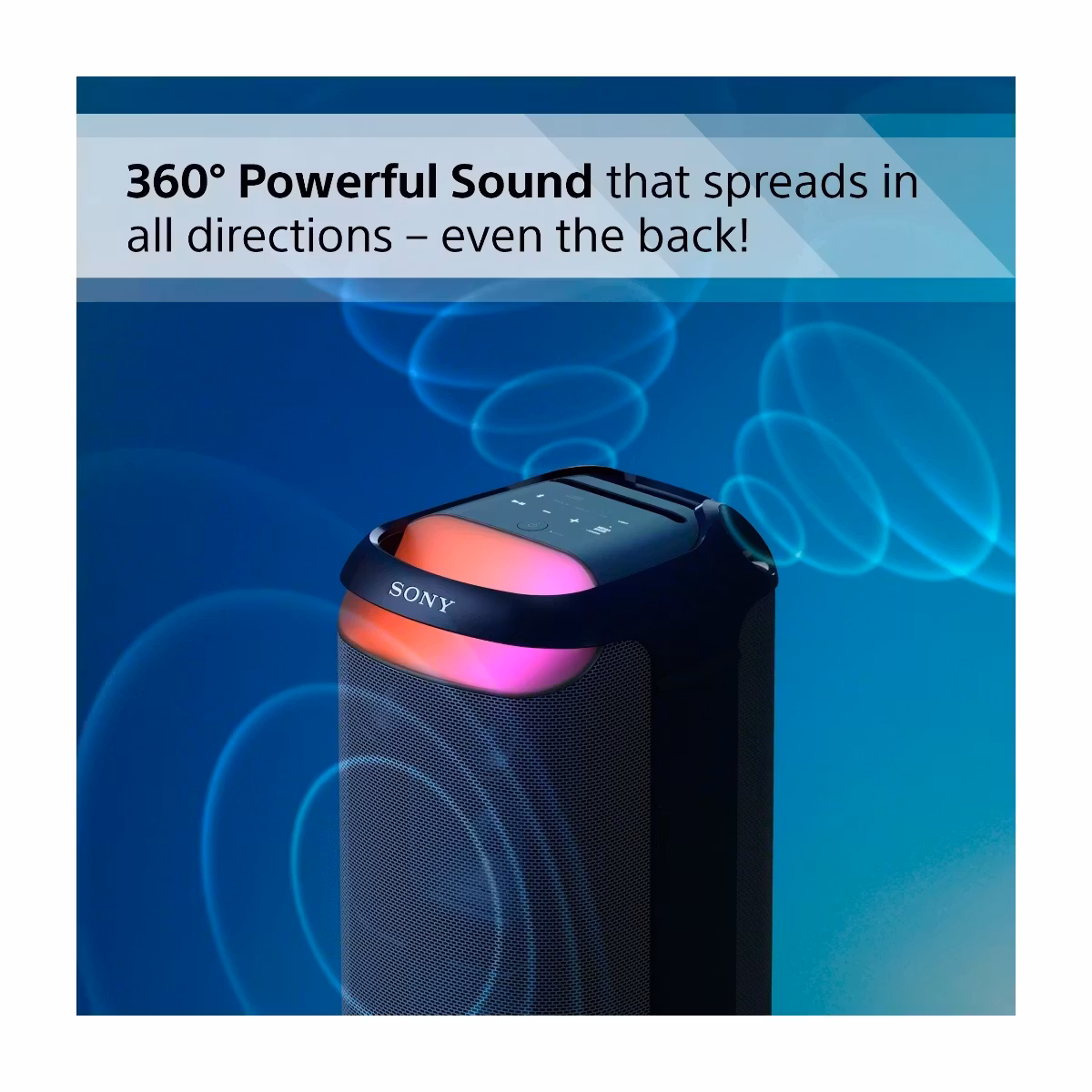 Sony SRS-XV800 partyhögtalare Svart