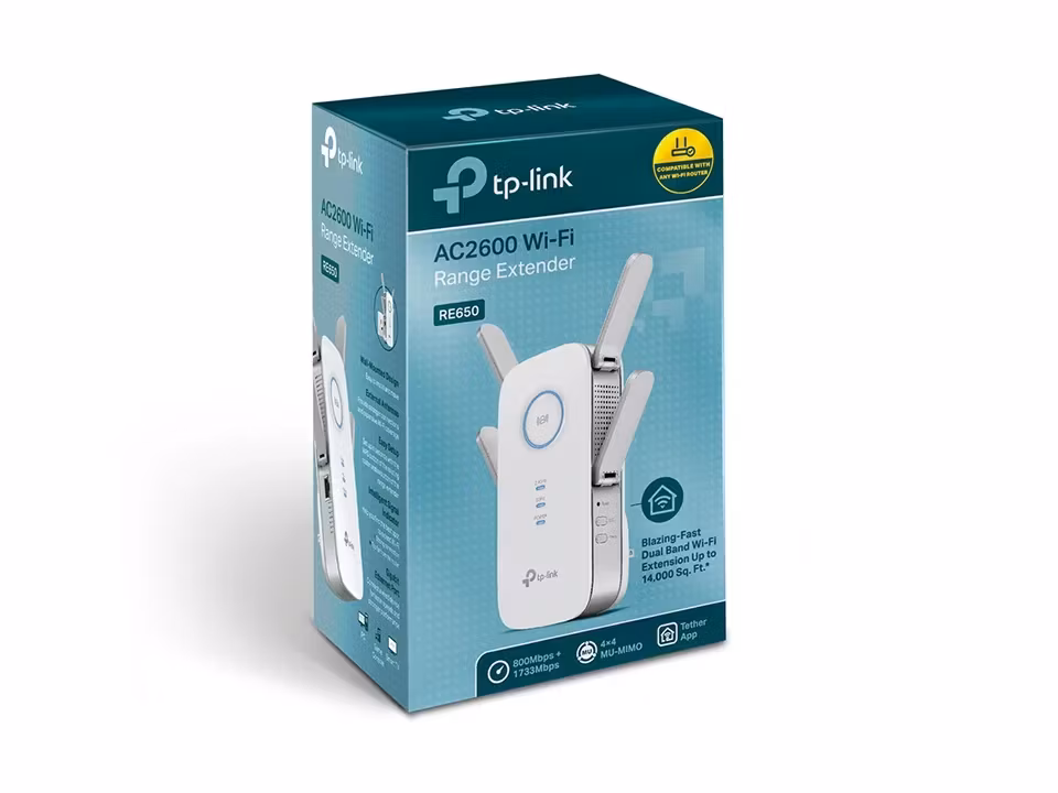 TP-Link RE650 AC2600 Wi-Fi Range Extender