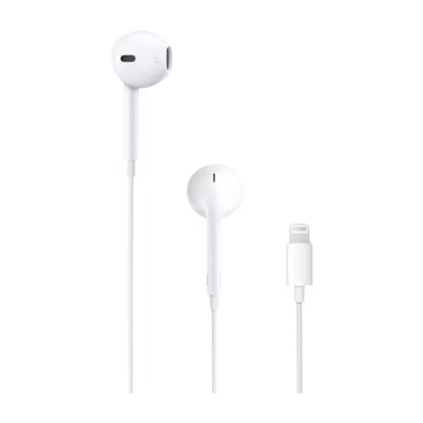 Apple Earpods med Lightning hörlurar (2024) Vit