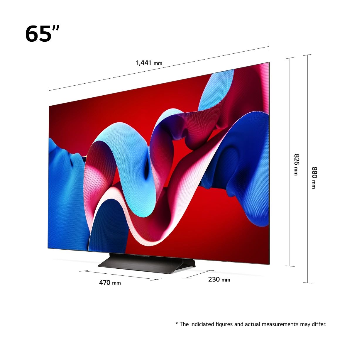 LG 65" OLED65C44LA OLED evo C4 4K TV