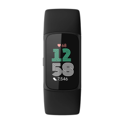 Fitbit Charge 6 aktivitetsarmband Obsidian/svart aluminium