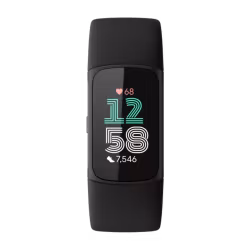 Fitbit Charge 6 aktivitetsarmband Obsidian/svart aluminium