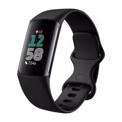 Fitbit Charge 6 aktivitetsarmband Obsidian/svart aluminium
