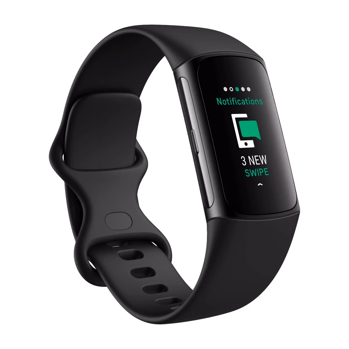 Fitbit Charge 6 aktivitetsarmband Obsidian/svart aluminium
