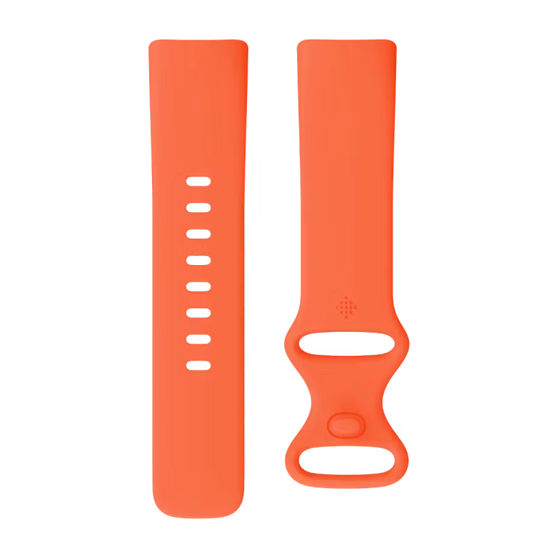 Fitbit Charge 6 aktivitetsarmband Korall/Champagne guld aluminium