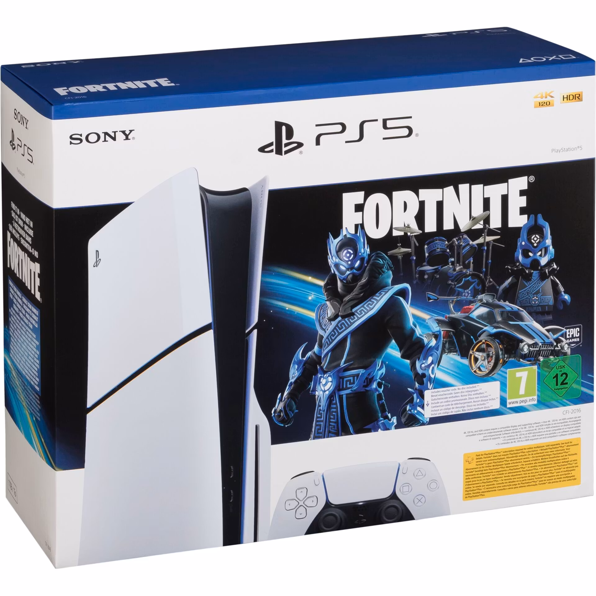 PlayStation 5 Slim Standard Edition inkl Fortnite-paket