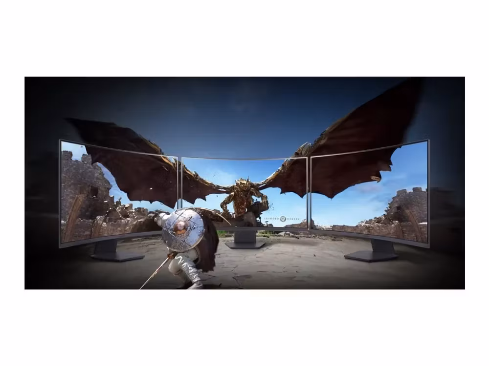 LG UltraGear 32GS60QC 32" välvd bildskärm gaming