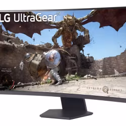 LG UltraGear 32GS60QC 32" välvd bildskärm gaming