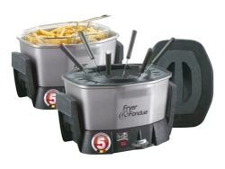 FRITEL Starter FF 1400 Fritös/fondue 1.5 liter 1.4 kW svart/grå/silver