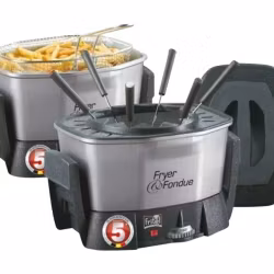 FRITEL Starter FF 1400 Fritös/fondue 1.5 liter 1.4 kW svart/grå/silver