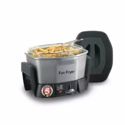 FRITEL Starter FF 1200 Fun Fryer Fritös 1.5 liter 1.4 kW svart/grå/silver