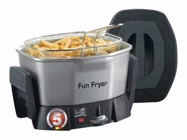FRITEL Starter FF 1200 Fun Fryer Fritös 1.5 liter 1.4 kW svart/grå/silver
