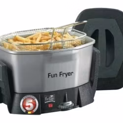 FRITEL Starter FF 1200 Fun Fryer Fritös 1.5 liter 1.4 kW svart/grå/silver