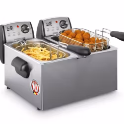 FRITEL Starter FR 1850 Duo Fritös 6 liter Rostfritt stål