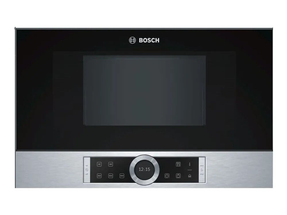 Bosch Serie | 8 BFR634GS1 Mikrovågsugn inbyggd 21 liter 900 W rostfritt stål