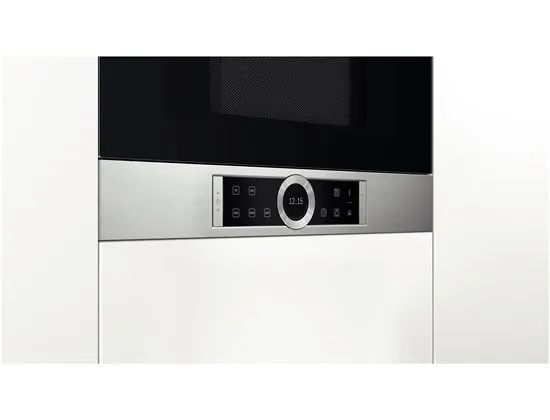 Bosch Serie | 8 BFR634GS1 Mikrovågsugn inbyggd 21 liter 900 W rostfritt stål