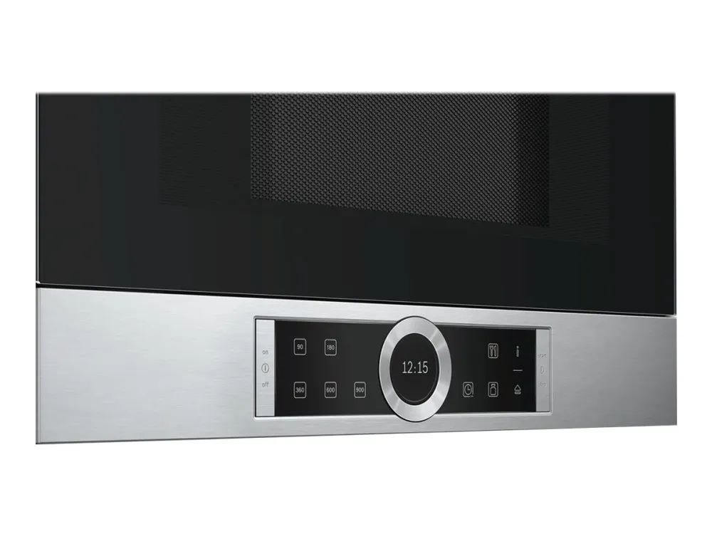Bosch Serie | 8 BFR634GS1 Mikrovågsugn inbyggd 21 liter 900 W rostfritt stål