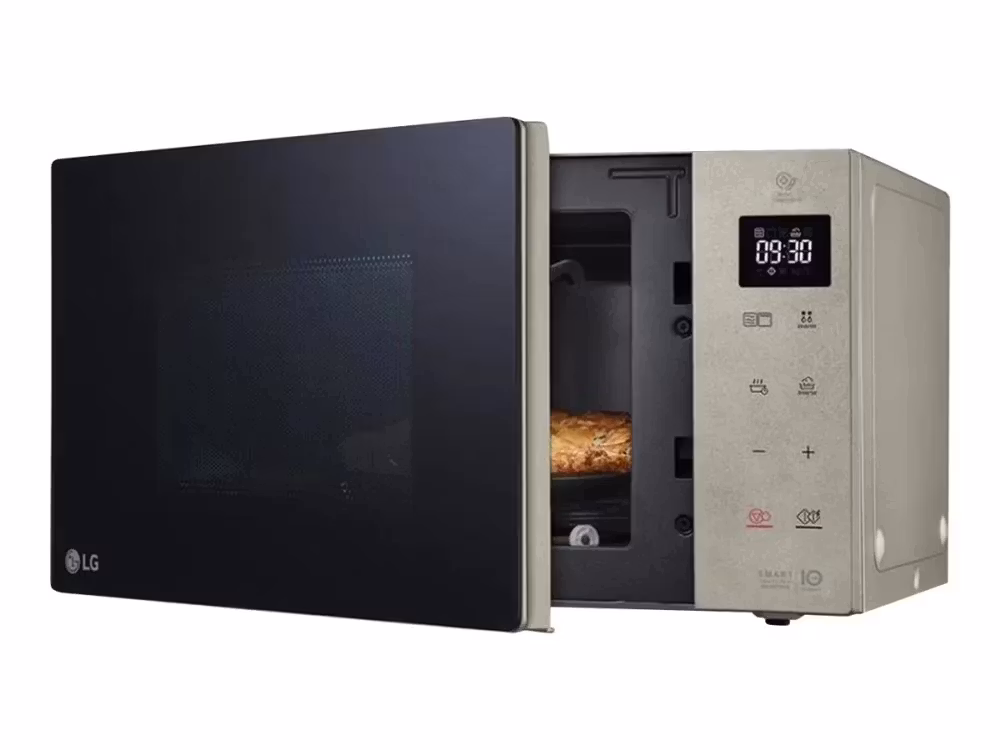 LG NeoChef MH6535NBS Mikrovågsugn med grill 25 liter 1000 W svart/stålsilver