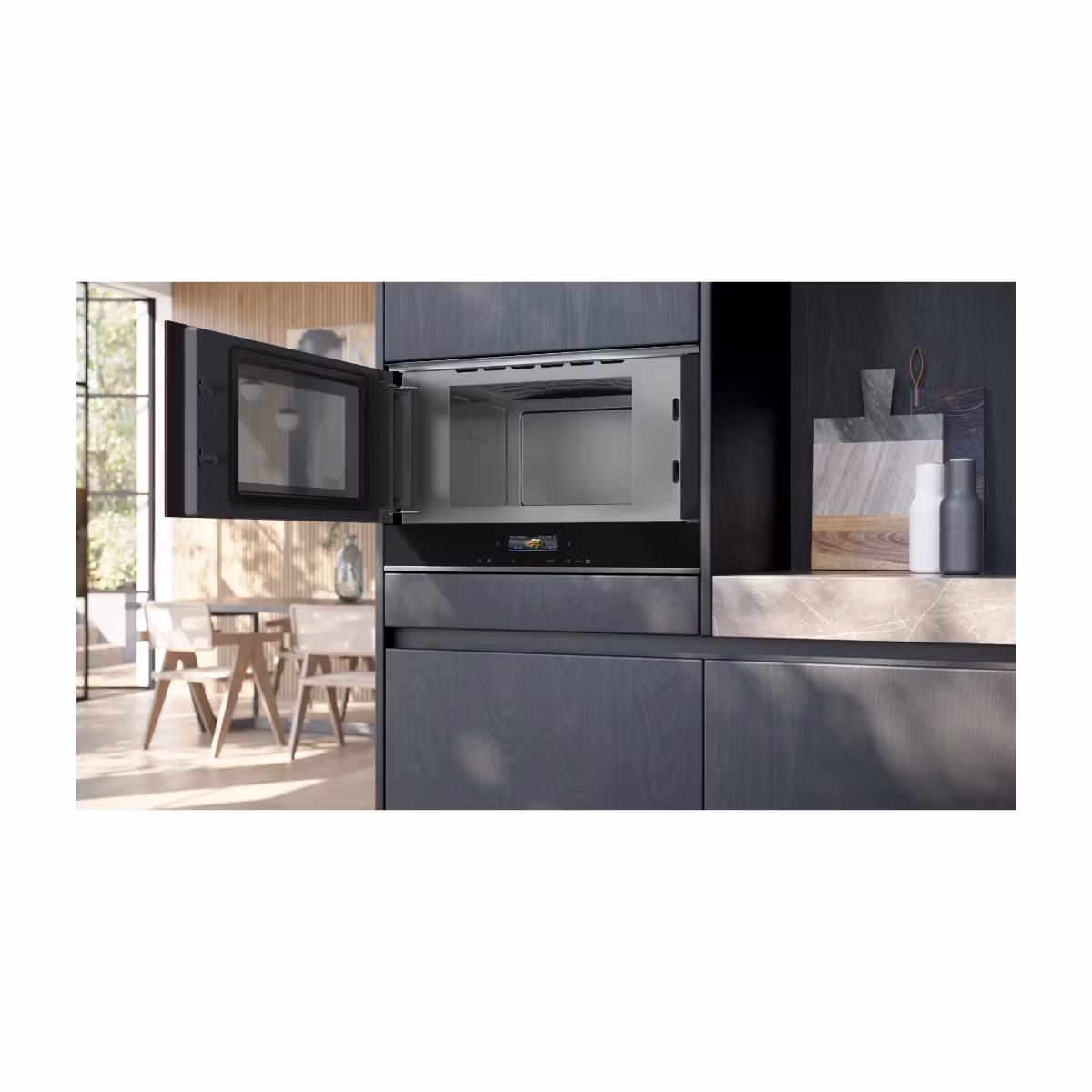 Siemens iQ700 BF722L1B1 integrerad mikrovågsugn