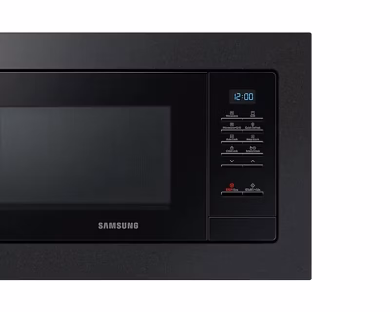 Samsung MQ7000A Inbyggd Grillmikrovågsugn 23 l 800 W Svart