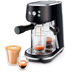 Sage Bambino Espressomaskin Svart Tryffel