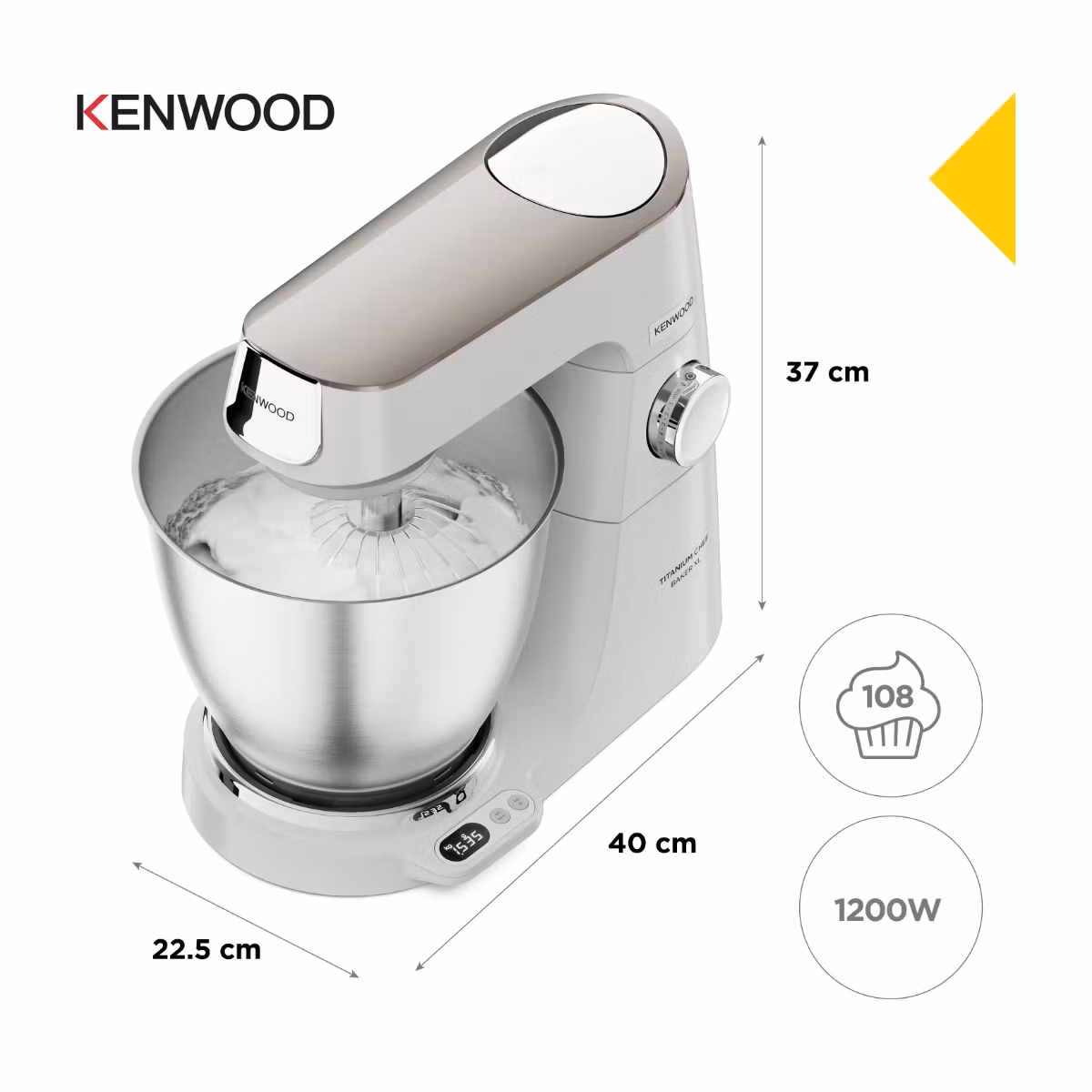 Kenwood Titanium Chef Baker XL KVL65.001WH köksassistent