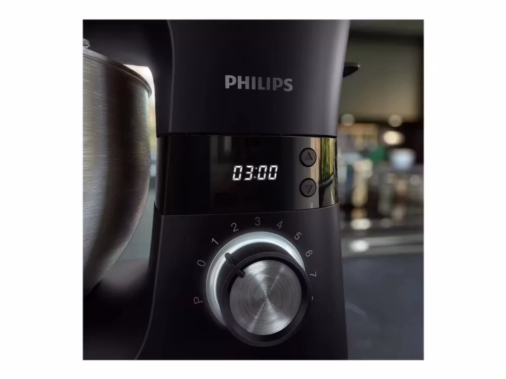 Philips Series 7000 HR7962 Köksmaskin 5,5 liter Svart