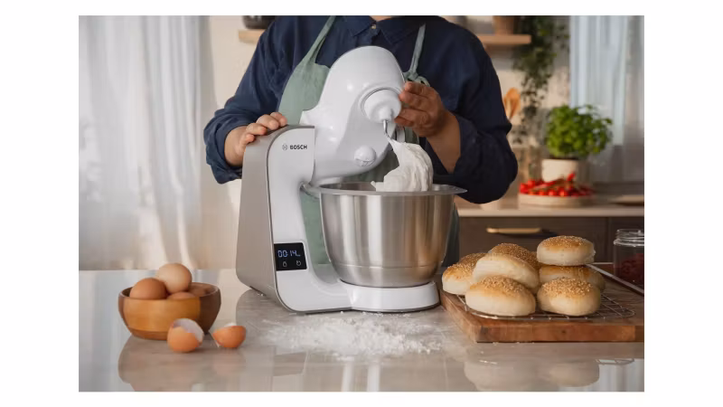 Bosch Köksmaskin 1000 W MUM5XW20 3,9 liter Vit/Champagne