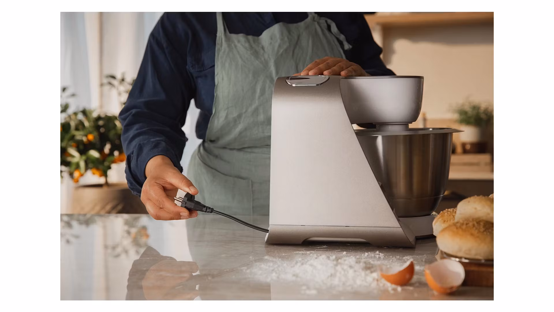Bosch Köksmaskin 1000 W MUM5XW20 3,9 liter Vit/Champagne